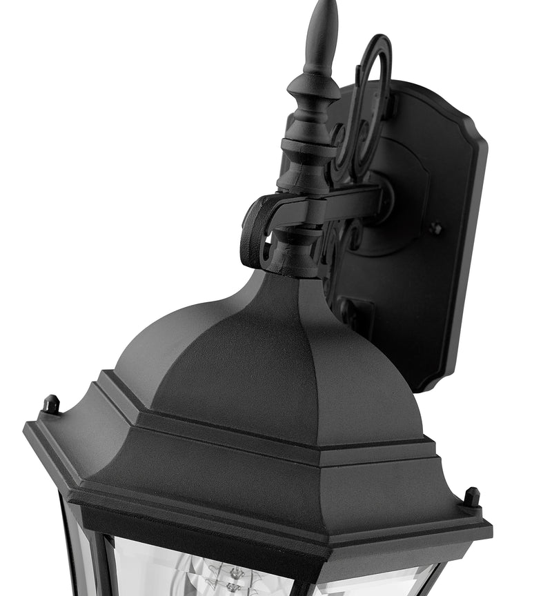 Wakefield 1 Light 9.5" Outdoor Wall Light in Black