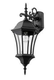 Wakefield 1 Light 9.5" Outdoor Wall Light in Black