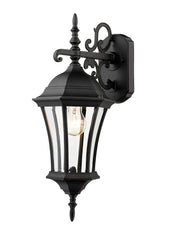 Wakefield 1 Light 8" Outdoor Wall Light in Black