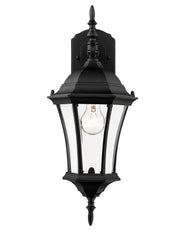 Wakefield 1 Light 8" Outdoor Wall Light in Black
