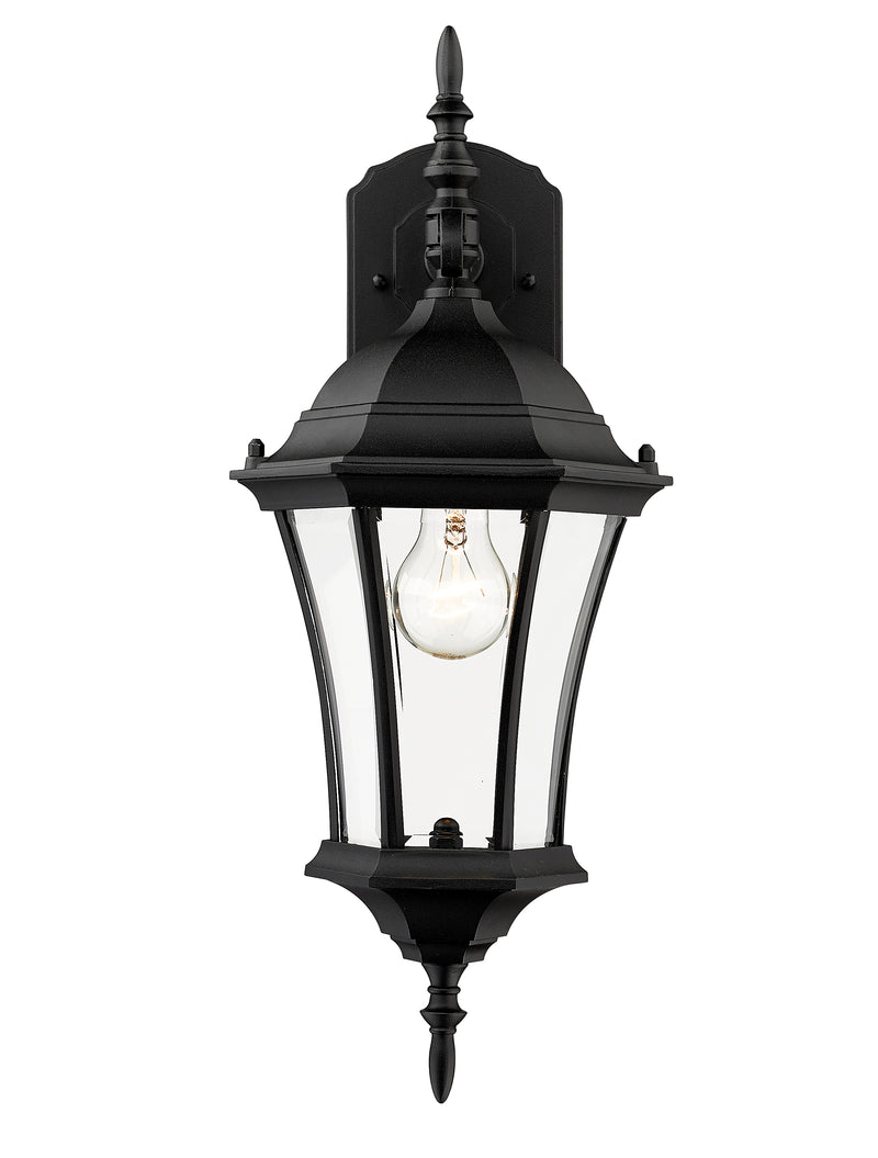 Wakefield 1 Light 8" Outdoor Wall Light in Black