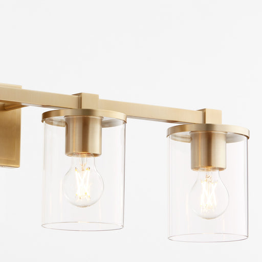Bolton 4 Light Vanity in Aged Brass