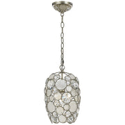 Palla 1 Light 8.5" Pendant in Antique Silver