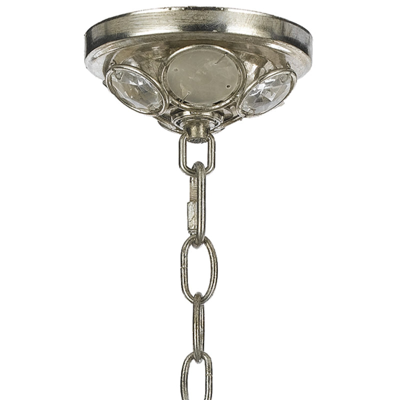 Palla 1 Light 8.5" Pendant in Antique Silver