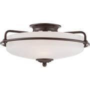 Griffin 3-Light Flush Mount in Palladian Bronze