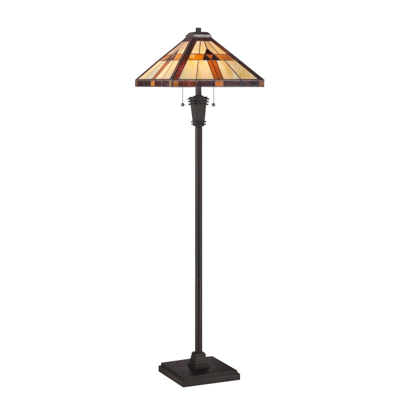Bryant 2-Light Floor Lamp in Vintage Bronze