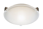 Neptune 2-Light 12" Flush Mount in Brushed Nickel