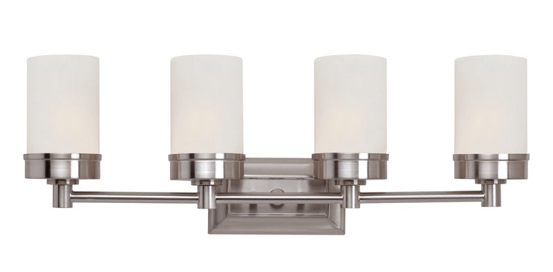 Fusion 4-Light 27.5" Vanity Light in Brushed Nickel
