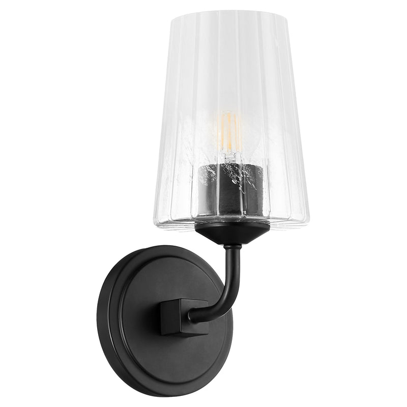 Providence 1 Light Wall Mount in Matte Black