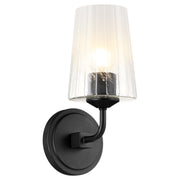 Providence 1 Light Wall Mount in Matte Black