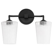 Providence 2 Light Vanity in Matte Black