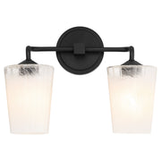 Providence 2 Light Vanity in Matte Black