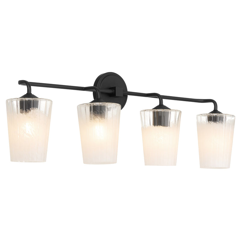 Providence 4 Light Vanity in Matte Black