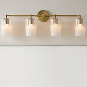 Providence 4 Light Vanity in Aged Brass