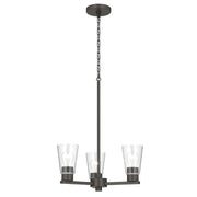 Stamos 3-Light Chandelier in Olde Bronze