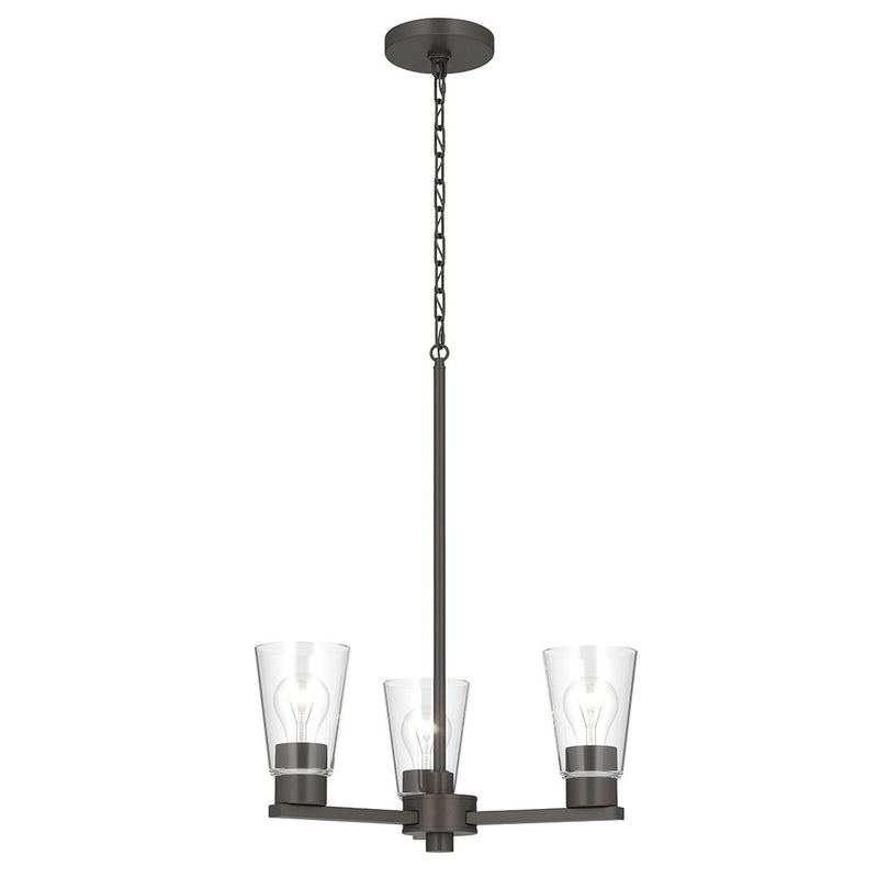 Stamos 3-Light Chandelier in Olde Bronze