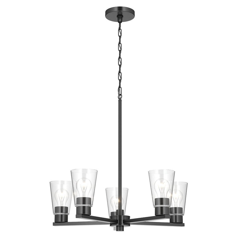 Stamos 5-Light Chandelier in Black