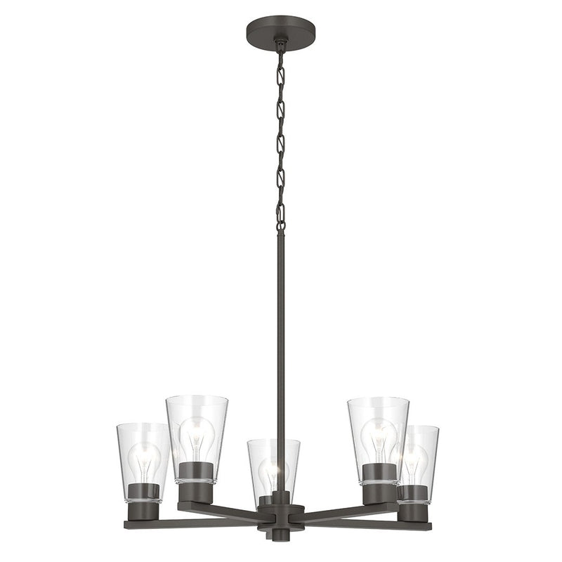Stamos 5-Light Chandelier in Olde Bronze
