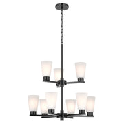 Stamos 9-Light Chandelier in Black