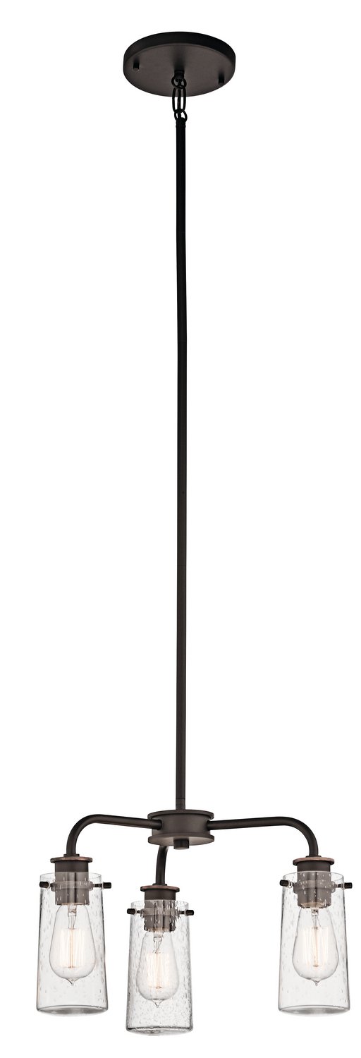 Braelyn 3-Light Chandelier in Olde Bronze