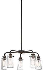 Braelyn 5-Light Chandelier in Olde Bronze
