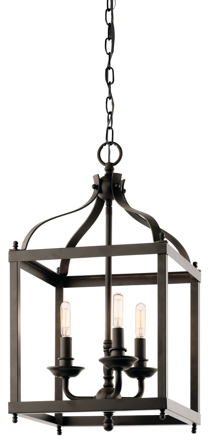 Larkin 3-Light Mini Chandelier in Olde Bronze