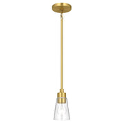 Erma Mini Pendant in Brushed Gold