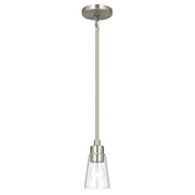 Erma Mini Pendant in Brushed Nickel