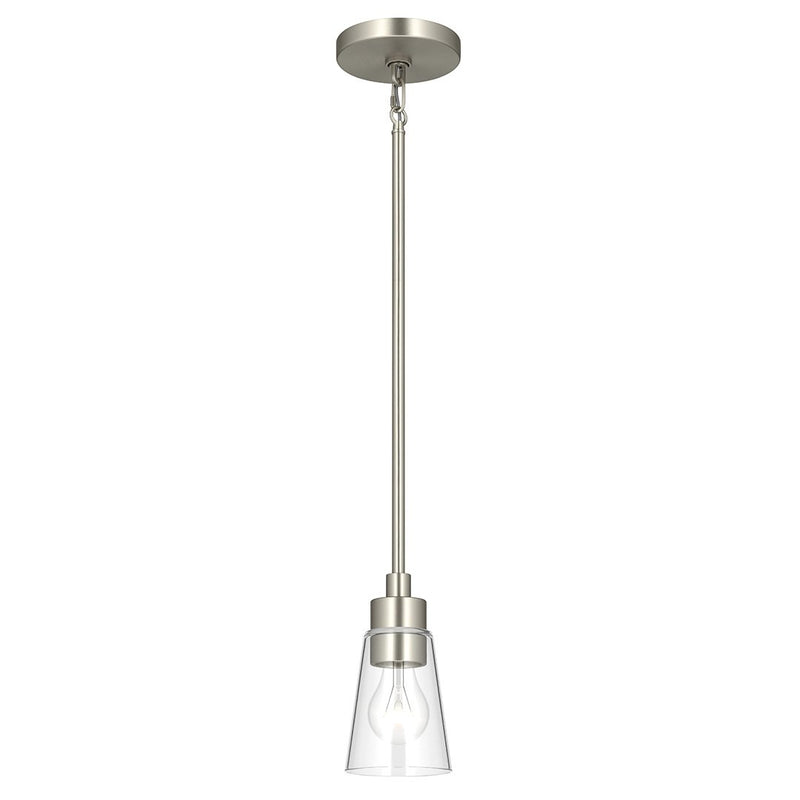 Erma Mini Pendant in Brushed Nickel