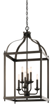 Larkin 6-Light Foyer Chandelier - Lamps Expo