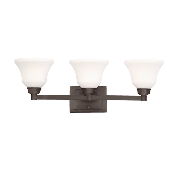Langford Bath Sconce 3-Light in Olde Bronze