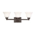 Langford Bath Sconce 3-Light in Olde Bronze