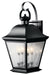 Mount Vernon Outdoor Wall 4-Light in Black