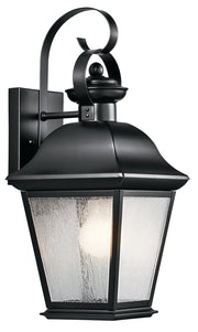 Mount Vernon Medium Outdoor Wall Lantern in Black