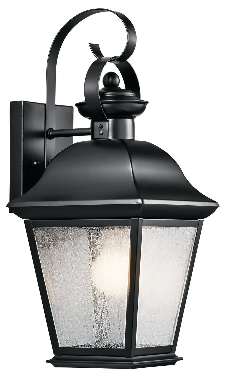 Mount Vernon Medium Outdoor Wall Lantern in Black