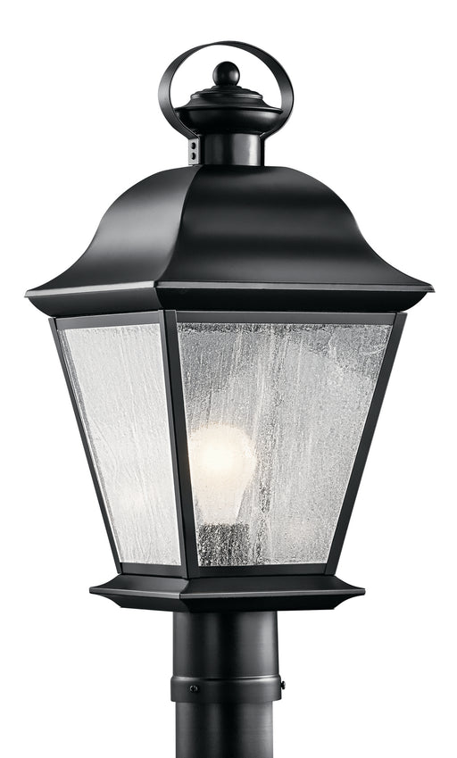 Mount Vernon Outdoor Post Mount 1-Light in Black