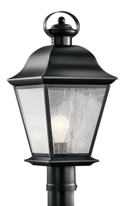 Mount Vernon Outdoor Post Light in Black