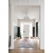 Palla 6 Light 24" Chandelier in Antique Silver in a room setting