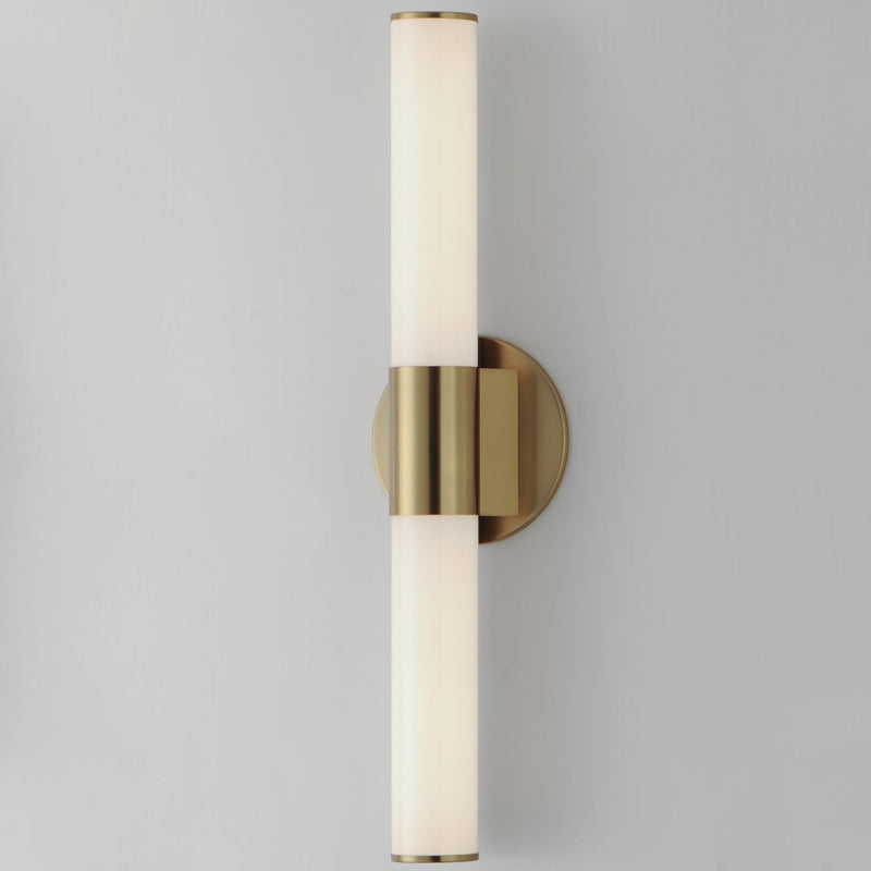 Tubo 24" LED Bath Vanity in Natural Aged Brass