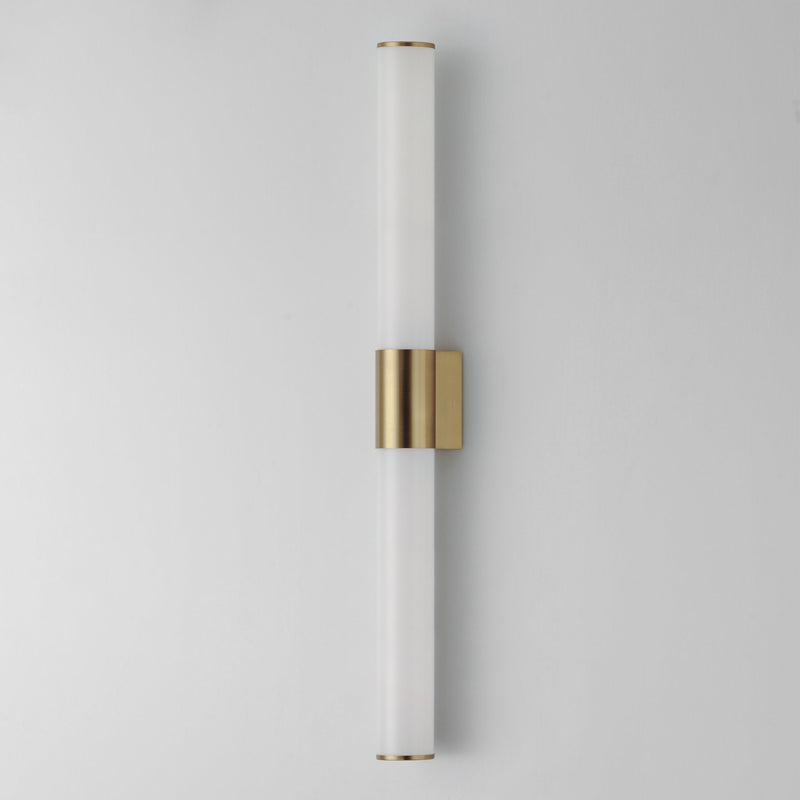 Tubo 30" LED Bath Vanity in Natural Aged Brass