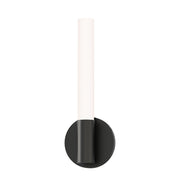 Tubi 14" 5CCT LED Wall Sconce in Black