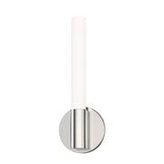 Tubi 14" 5CCT LED Wall Sconce in Satin Nickel