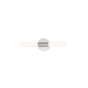 Tubi 18" 5CCT LED Bath Vanity in Satin Nickel
