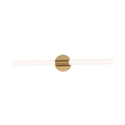 Tubi 30" 5CCT LED Bath Vanity in Natural Aged Brass