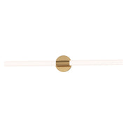 Tubi 36" 5CCT LED Bath Vanity in Natural Aged Brass