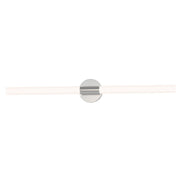 Tubi 36" 5CCT LED Bath Vanity in Satin Nickel