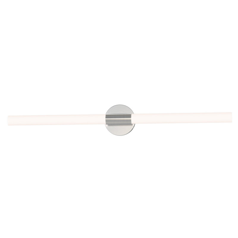 Tubi 36" 5CCT LED Bath Vanity in Satin Nickel