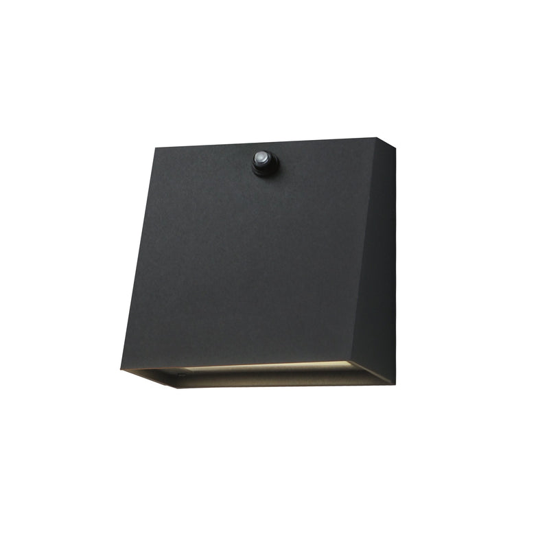 Pathfinder 5.5" LED Outdoor Wall Sconce in Black