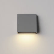 Pathfinder 5.5" LED Outdoor Wall Sconce in Silver