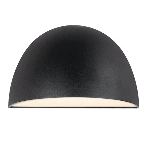 Pathfinder Round 5CCT LED Outdoor Wall Sconce in Black
